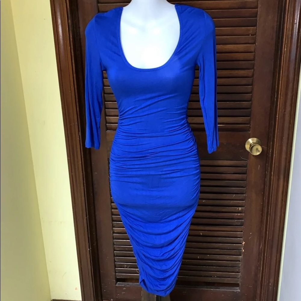 Cobalt Blue Bodycon Dress